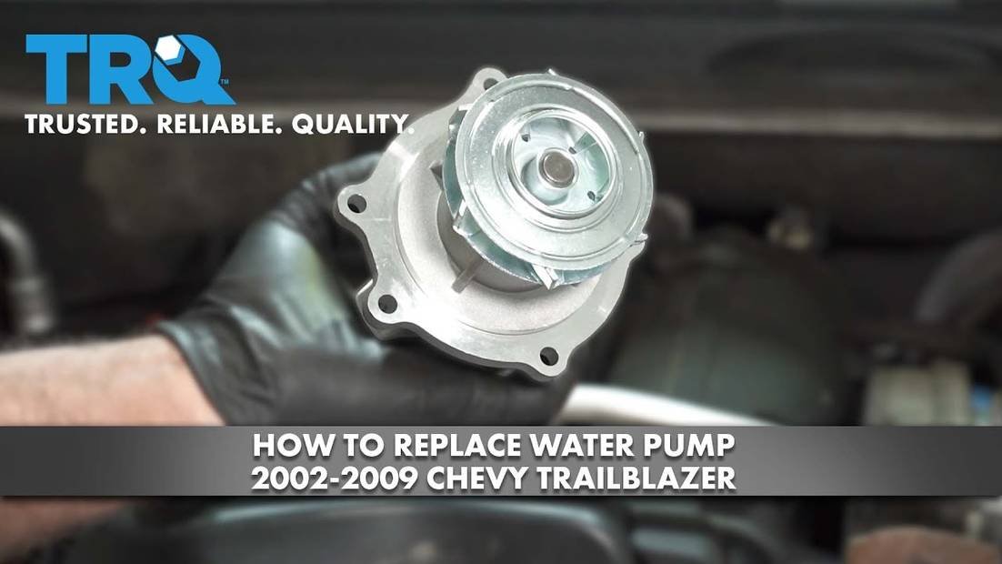 2004 chevrolet trailblazer water pump