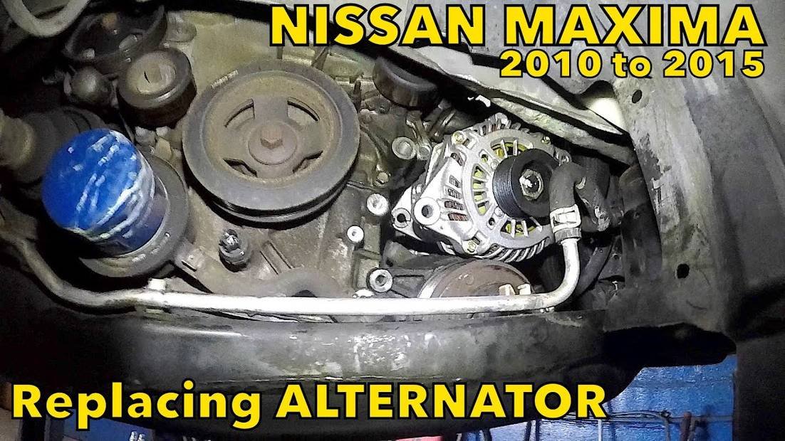 2010 nissan maxima alternator replacement