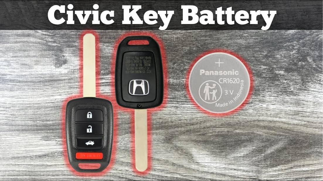 2015 honda civic key fob battery