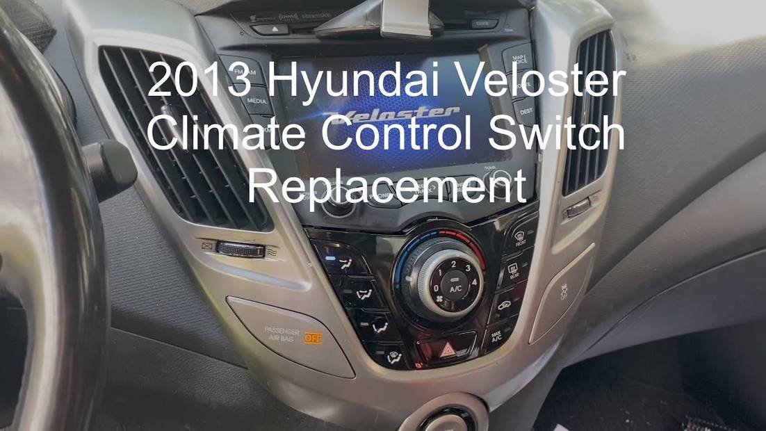 2013 hyundai veloster ac switch replacement